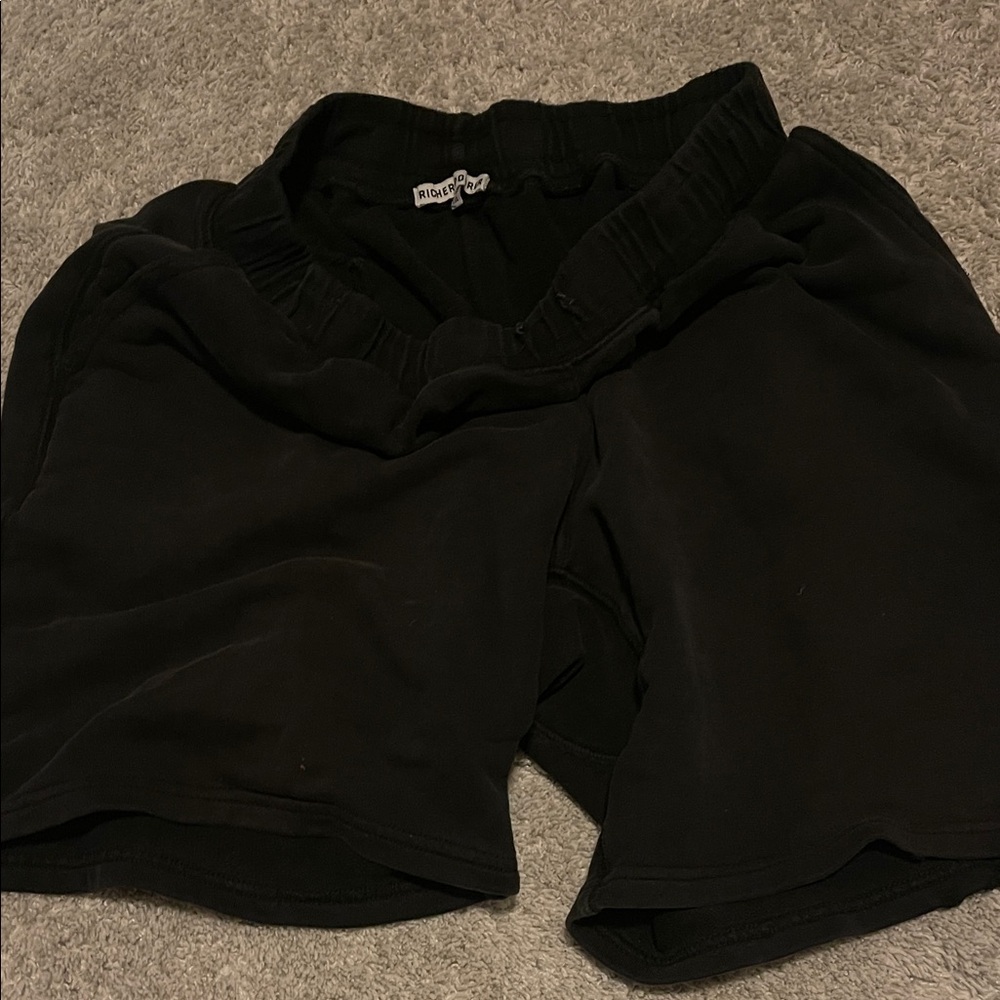 Richer Poorer Black Lounge Shorts